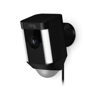 Ring - Spotlight Cam Wired (Plug-In) Outdoor Security Camera - Black *NEW*